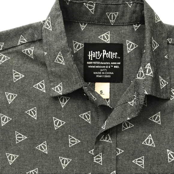 Harry potter button down shirt Clearance